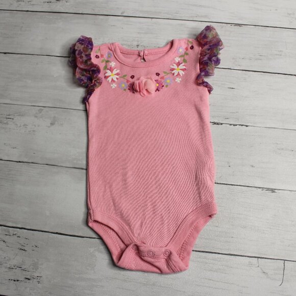 Baby Starters Baby's Girl's Bodysuit Top Size 3 Months Pink - Picture 1 of 4